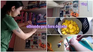 vlog | testando uma receita e guardando a decora&ccedil;&atilde;o de halloween 