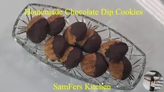 Home-Made Chocolate Dipped Cookies