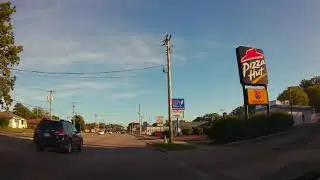 4K Dash Cam - Driving Lewis Avenue Into Waukegan Illinois - Famous Shirl's Drive In - June 2nd 2024