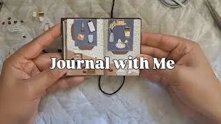 ASMR | Journal with me #journaling #tinyjournal #art #crafting #papercrafts #minijournaling