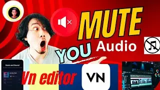 vn editor how to mute 🔕 music hindi #mute #music #editing #vneditingtutorial Hindi