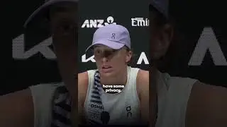 🗣️ Ига Швентек о недостатке приватности на Открытом чемпионате Австралии и сравнениях с животными...