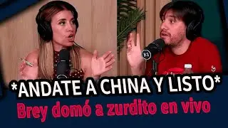 BREY le dió clases a periodista kuka tras el discurso de Milei en davos