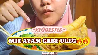 MUKBANG ASMR - MIE AYAM CABE ULEGG 🔥🔥