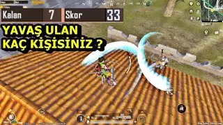 YAVAŞ ULAN KAÇ KİŞİSİNİZ !HARİKA MAÇ  BATUR GAME SOLO SQUAD PUBG MOBİLE