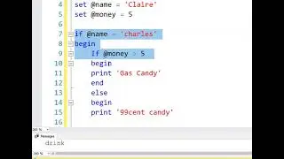 How to use a nested if statement to get many outcomes in TSQL