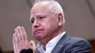 Like Elon Musk, Tim Waltz makes a hand gesture that some say looks like a Nazi salute.