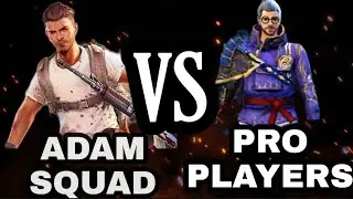 24K❤ GOLDEN MOOD ADAM SQUAD VS PRO PLAYERS