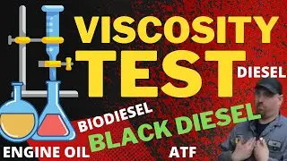 Тест вязкости альтернативного топлива (все виды топлива) черный дизель, дизельное топливо, биодиз...