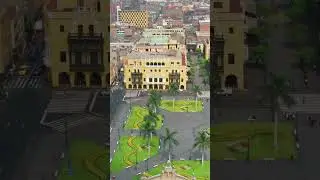 #Lima, #Peru, #Plaza de Armas cathedral #worldseverycountry,