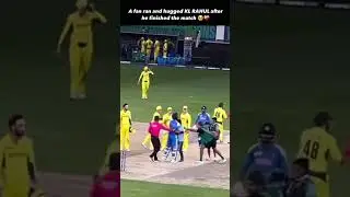 Fan Hugged KL Rahul at Ground 🥺 | #klrahul #indvsaus #semifinal #ct2025 #fanhug #emotional #ipl #csk