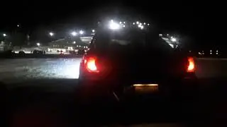 Keaton's 03'Subi drifting around the truck