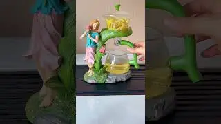 Flower Fairy&rsquo;s Magic Teapot 🌼Chrysanthemum Bloom Morning Tea RitualFlower Fairy's #asmr #teatime#tea