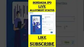 Bondada IPO ALLOTMENT | #BondadaIPOAllotment ALLOTMENT STATUS