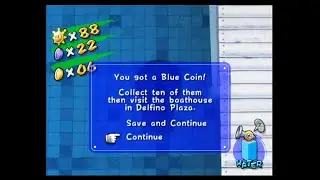 Super Mario Sunshine Delfino Plaza Underground Blue Coins