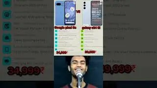 Google pixel 8a vs samsung galaxy s24 FE 5g best compireson reviews #viral #shortsvideo 🤪 🥰💯