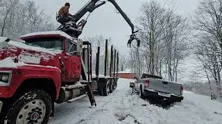 Logger Mike at work!