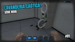 Abrindo Nossa Lavanderia! Primeiros Dias Ca&oacute;ticos 😵&zwj;💫 | Laundry Store Simulator #01