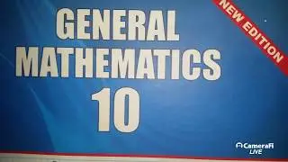 General Mathematics chapter 5  Exercisse 5.2   by THE IMRAN ACADEMY's broadcast