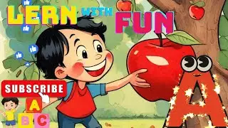 ABC Capital and Small letters lerning for kids with fun and Cartoons