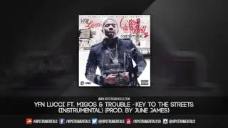 YFN Lucci Ft. Migos & Trouble - Key To The Streets [Instrumental] (Prod. By June James)