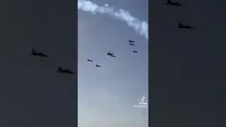 Even the birds are jealous, watch the Nigerian air force air parade