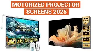 Best motorized Projector Screens 2025 [Top Rated Projector Screen]
