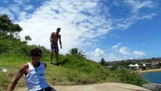 Steve big cliff jump watsons bay