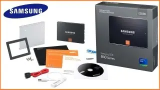Samsung SSD 840 Series 250GB распаковка, установка, загрузка windows.
