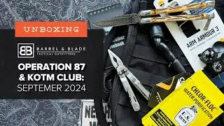 Barrel & Blade SUPER Unboxing - September 2024 - Operation 87 and KOTM Club