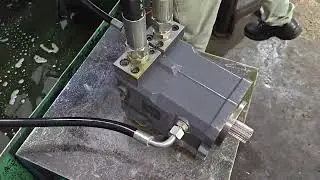 #Linde Hmv 105 hydraulic motor testing done #rexroth #hydraulic #machine #linde hydraulic pump