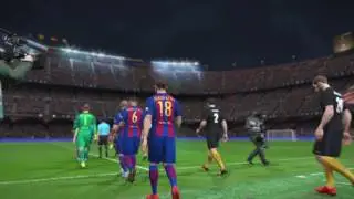 PES 2017 Demo - Camp Nou(Barca Entrance)