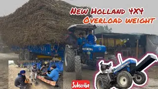 New Holland 3630 4x4 overload sugarcana🎋#newholland3630 #jagga nijjar