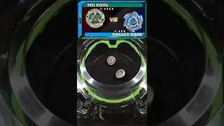 KONG V DRAN | Beyblade X Battle #shorts #letitrip #beyblade #gearsports