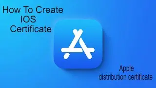 How to create apple distribution certificate in Xcode (ios certificate)