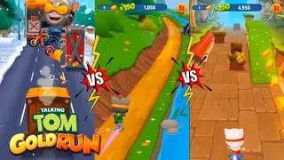 Talking Tom Gold Run 🔥- Hyper Tom vs Super Tom vs Super Angela|| HD🔥 Gameplay-442