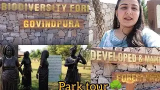 BIODIVERSITY FOREST GOVINDPURA 🌳 || New Park At Jaipur Govindpura|| #parktour #viral #vlog #fyp