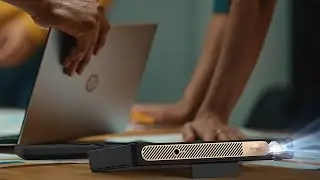 WEMAX Go Advanced Portable Laser Projector, 1080p Mini Projector, 4K Support, Smart System