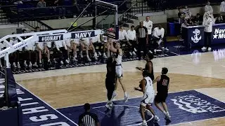 Navy Men's Basketball Postgame Interview: Aidan Kehoe (Lafayette)