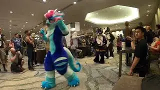 2023 Denfur Fursuit Parade with dance music