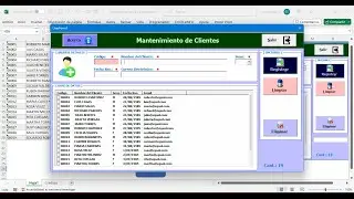 Mantenimiento de Clientes con ListView - VBA