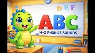 ABC Phonics N to Z 🅰️🔤 | Learn Alphabet Sounds with Tinku the Cute Dino 🦖
