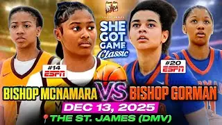 ⛹🏽‍♀️ Top-15 vs Top-20 5🌟 Guards 💥 Bishop Gorman vs Bishop McNamara | Elite PG Rematch 12\14\25