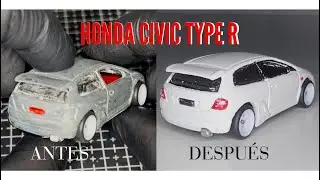 DESTRUIDO ➜ NUEVO | Hotwheels Honda Civic Type R