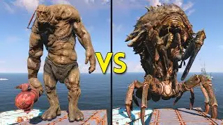 Fallout 4 - 50 Behemoths VS 75 Mirelurk Queens - Battles #2