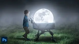 Photoshop - Fantasy Moon Manipulation Tutorial | &bull; Elipscease