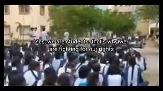 Basara students strike |#iiit #basaraiiit