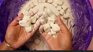 Yellow Round With Ice Cubes - The Most Satisfying Chalk Crush Ever!