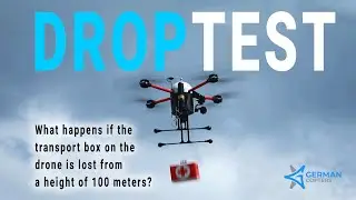 Drop Test - Test of the transport box on the drone