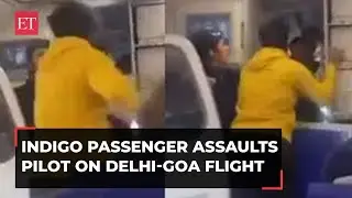 IndiGo flyer attacks pilot announcing flight delay | Viral video